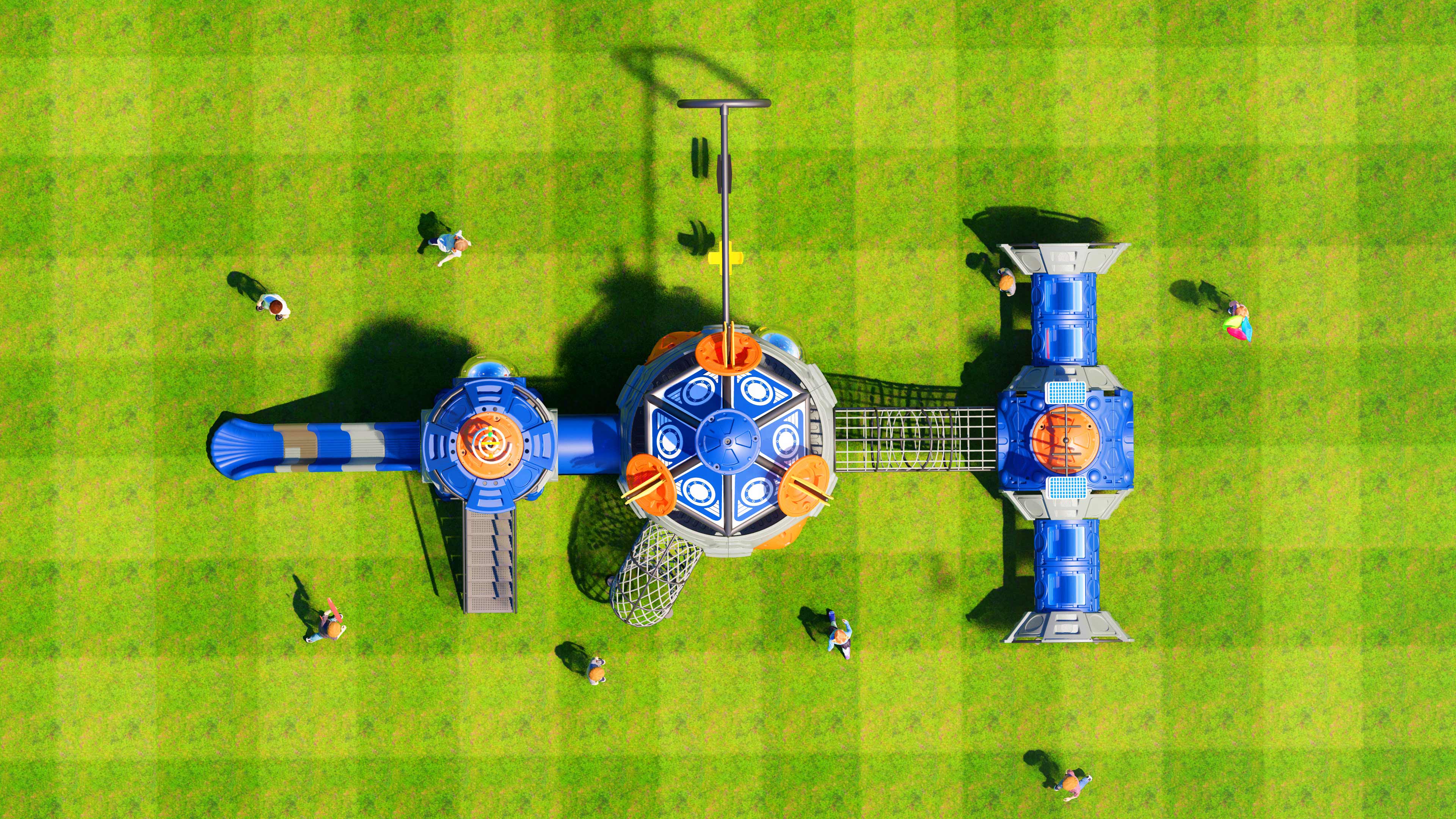 幼儿园室外大型滑梯星系穿越